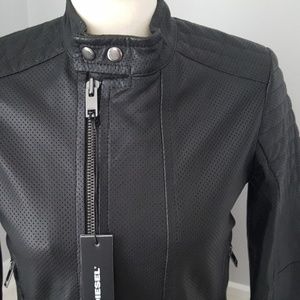 Leather Biker Jacket Lily Xs 778 